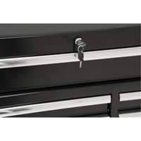 Chariot &agrave; outils industriel, 11 tiroirs, 41" la x 18-3/4" p x 39-1/3" h, Noir We Share Industrial Supply