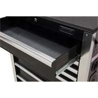 Heavy-Duty Tool Cart, 7 Drawers, 28" W x 22" D x 42-3/8" H, Black We Share Industrial Supply