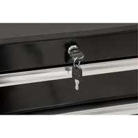 Heavy-Duty Tool Cart, 7 Drawers, 28" W x 22" D x 42-3/8" H, Black We Share Industrial Supply