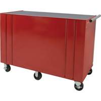 Industrial Tool Cart, 12 Drawers, 56" W x 24-1/2" D x 38-1/8" H, Red We Share Industrial Supply