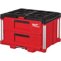 Boîte &agrave; outils avec 2 tiroirs Packout, 16-1/3" x 14-1/3" x 22-1/5", Rouge We Share Industrial Supply