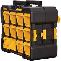 Organisateur Flip-Bin, 3-7/8" la x 17-3/4" p x 13-7/8" h, Noir/Jaune We Share Industrial Supply