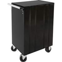 Industrial Tool Cart, 3 Drawers, 29-4/5" W x 21-1/5" D x 38-4/5" H, Black We Share Industrial Supply