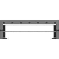 Wire Spool Rack for Bins & Drawers, Add-On, 33-3/4" W x 9-5/16" D x 10-5/8" H We Share Industrial Supply