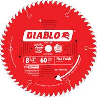 Lames de scie pour entrepreneur - Lames de scie finition fine, 8-1/2", 60 dents, Pour Bois We Share Industrial Supply