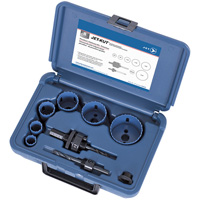 Premium Plumber's Holesaw Kit, 8 Pieces We Share Industrial Supply