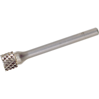 CLEVELAND Solid Carbide Burrs - Cylinder Shape with End Cut, SB-1, 1/4" Dia., 1/4" Shank, 5/8" Depth of Cut We Share Industrial Supply