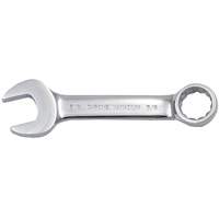 Cl&eacute; mixte courte enti&egrave;rement polie, 12 pans, 3/8", Fini Chrome We Share Industrial Supply