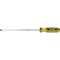 Slot Jumbo Handle Screwdriver, 3/8", 10" L, Plastic Handle We Share Industrial Supply