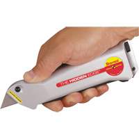 Couteau Hidden Edge, 19 mm, Acier, Prise en Aluminium We Share Industrial Supply