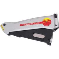 Couteau Hidden Edge, 19 mm, Acier, Prise en Aluminium We Share Industrial Supply