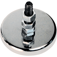 Low Profile Cup Magnets, 1-1/4" Dia., 7 lbs. Pull We Share Industrial Supply