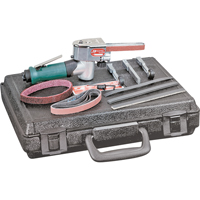 Mini-Dynafile&reg; II Abrasive Belt Machines, 1/8" - 1/2", 1/4" NPTF We Share Industrial Supply