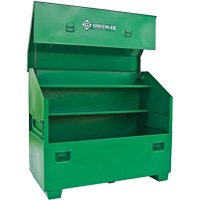 Coffre de chantier, 60" la x 30" p x 48" h, Vert We Share Industrial Supply
