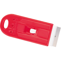 Grattoirs &agrave; lame de rasoir r&eacute;tractable, Lame Acier &agrave; haute teneur en carbone, Largeur 1-1/2", Manche Plastique We Share Industrial Supply