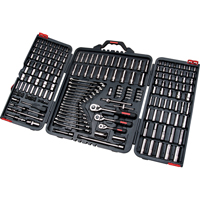Jeux de douilles et cl&eacute;s SAE/m&eacute;triques 1/4", 3/8" et 1/2", 210 Mcx, Profond We Share Industrial Supply