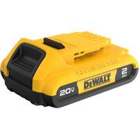 Bloc-piles 20 V Max* Compact XR, Lithium-ion, 20 V, 2 A We Share Industrial Supply