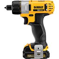 Ensemble de tournevis max, 1/4", 12 V, 160 UWO couple max., Lithium-ion bloc-pile We Share Industrial Supply