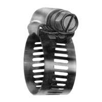 Hose Clamps - Stainless Steel Band & Screw, Min Dia. 0.563, Max Dia. 1-1/4" We Share Industrial Supply