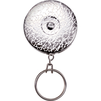 The Original Key Reel, Chrome, 24" Cable, Belt Clip Attachment We Share Industrial Supply