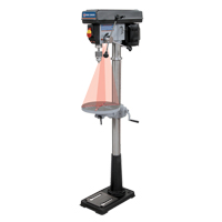 Floor Drill Presses With Laser, 13", 5/8" Chuck, 3600 RPM We Share Industrial Supply