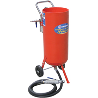 Pressure Abrasive Sandblasters, 6-25 CFM, 8.3 Gal. (10 US Gal) Tank We Share Industrial Supply