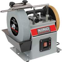 Wet/Dry Sharpener, 10" Wheel Diameter, 1/4 HP, 115 RPM We Share Industrial Supply