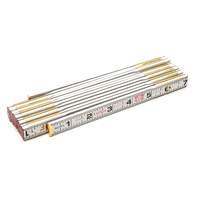 R&egrave;gle en bois pliante, 6' lo, Bois, Graduations de 1/6" We Share Industrial Supply