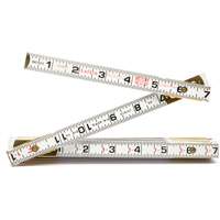 R&egrave;gle en bois pliante, 6' lo, Bois, Graduations de 1/6" We Share Industrial Supply