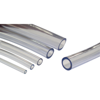 Tubing, Air/Water, 0.4375" OD x 100' L, PVC, Clear, 55 PSI @ 20°C We Share Industrial Supply