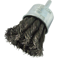 Knotted Wire End Brushes, 1" Dia., 0.014" Wire Dia., 1/4" Shank We Share Industrial Supply