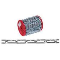Chaîne droite, Acier &agrave; faible teneur en carbone, 2/0 x 120' (36,6 m) l, Charge d'utilisation 520 lb (0,26 tonne) We Share Industrial Supply