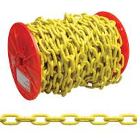 Proof Coil Chain, Low Carbon Steel, 3/16" x 100' (30.4 m) L, Grade 30, 800 lbs. (0.4 tons) Load Capacity We Share Industrial Supply