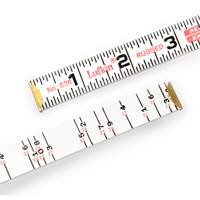 R&egrave;gle de maçon Red End, 6' lo, Bois, Graduations de 1/16" We Share Industrial Supply
