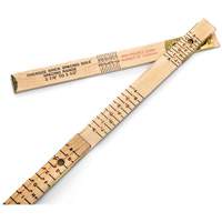 R&egrave;gle de maçon surdimensionn&eacute; Red End, 6' lo, Bois, Graduations de 1/16" We Share Industrial Supply