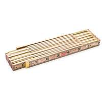 R&egrave;gle Red End avec deux rallonges de r&egrave;gle &agrave; glissi&egrave;re de 6", 6' lo, Bois, Graduations de 1/16" We Share Industrial Supply