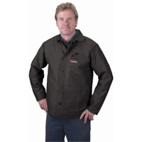 Veste ignifug&eacute;e, Coton, 4T-Grand, Noir We Share Industrial Supply