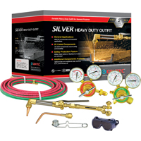 Silver Heavy-Duty Welding & Cutting Outfi ts, 3/4" Cut, 1/2" Weld We Share Industrial Supply