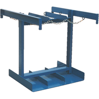 Cylinder Caddy, Rubber Wheels, 35" W x 38" L Base, 500 lbs. We Share Industrial Supply