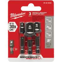Jeu d'adaptateur de douilles &agrave; chocs Shockwave, 1/4" Prise, Sph&eacute;rique, 1-7/8" lo We Share Industrial Supply