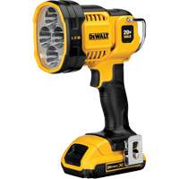 Max Cordless Jobsite Spotlight, LED, 1000 Lumens, Rechargeable Batteries We Share Industrial Supply