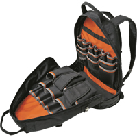 Organiseur de sac &agrave; dos d'&eacute;lectricien Tradesman Pro, 14" lo x 7" la, Noir, Balistique We Share Industrial Supply