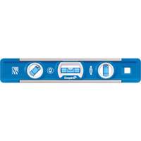 Niveau torpille True Blue, 9" lo, Aluminium, 3 fioles, Magn&eacute;tique We Share Industrial Supply