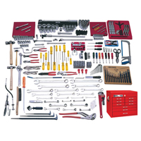 Ensemble maître interm&eacute;diaire complet avec coffre sup&eacute;rieur, 225 morceaux We Share Industrial Supply