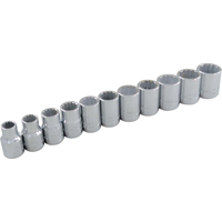 Jeu de douilles, 11 Mcx, Prise de 3/8" We Share Industrial Supply