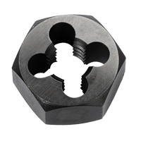 &eacute;crou &agrave; refileter hexagonale, dia. 1"/1-1/4", Filet de 1/4"-18, Acier au carbone/Acier au chrome We Share Industrial Supply