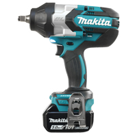 Cordless High Torque Impact Wrench Kit, 18 V, 1/2" Socket We Share Industrial Supply