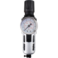 Modular Air Filter/Regulator (Gauge Included), 3/8" NPT, 145 PSI, 1.08 fl. oz. Capacity We Share Industrial Supply