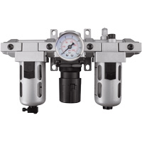 Modular Filter, Regulator & Lubricator (Gauge Included), 1/4" NPT We Share Industrial Supply