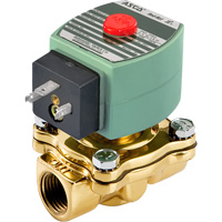 Robinet &eacute;lectromagn&eacute;tique, Tuyau de 1/2", 150 psi We Share Industrial Supply